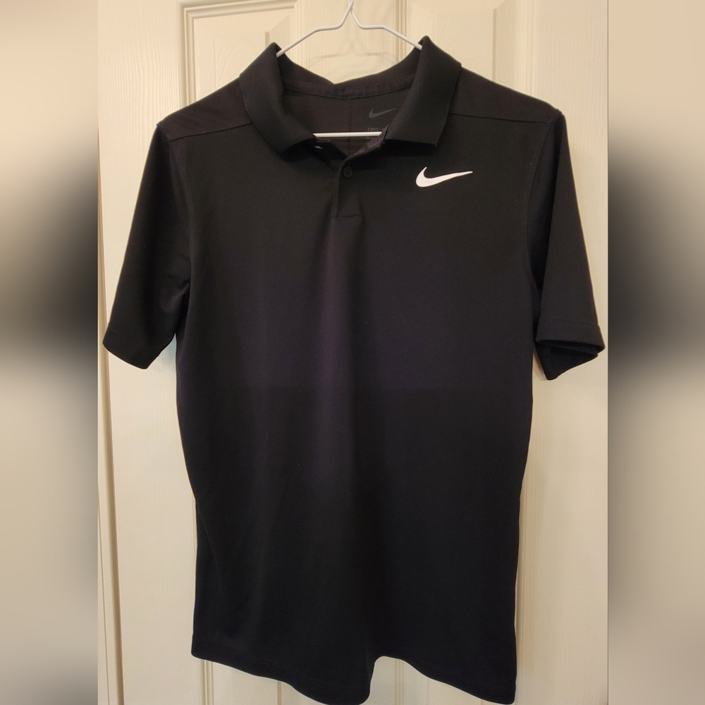 Nike Black Performance Polo Shirt Big Kid XL